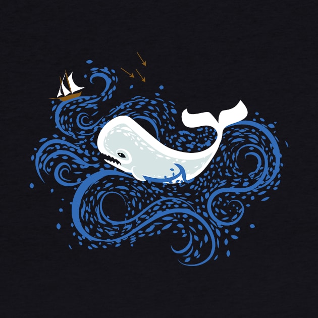 Great White Whale by katiestack.art